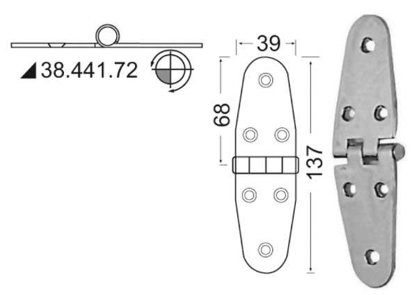 Scharnier type 9