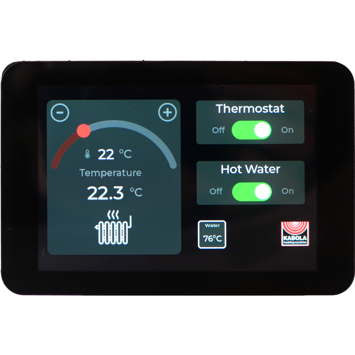 Kabola smart thermostaat voor hete luchtverwarming