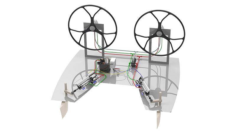 Lecomble & Schmitt stuursysteem "steer-by-wire"