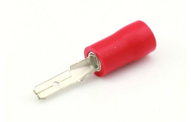 Tongstekkers en vlakstekkers 2.8 x 0.5 mm rood