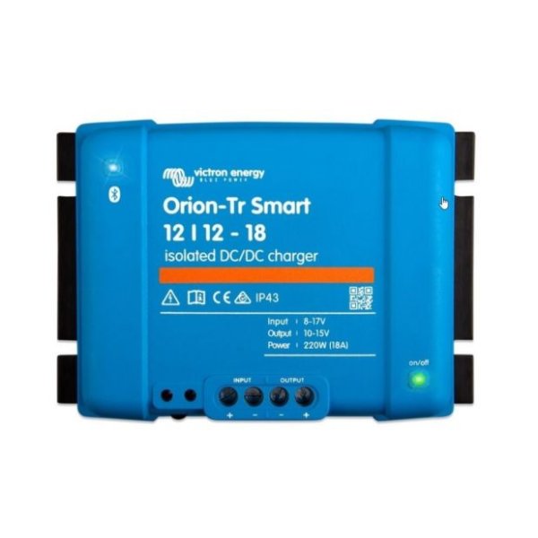 Orion-Tr Smart 12/12-18A Isolated DC-DC charger - 12 12 18 - VIORI121222120