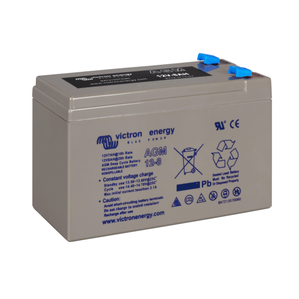 AGM Deep Cycle accu 12V/8Ah - 12v 8ah agm deep cycle battery right  - VIBAT212070084