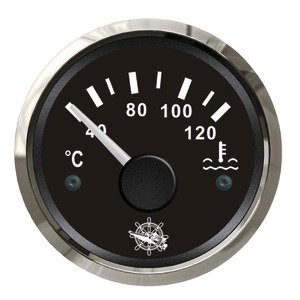 Osculati water temperature gauge 40/120° black/glossy - 27 321 08 - EU27.321.08