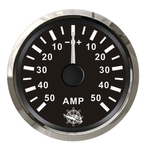 Osculati ammeter w/shunt 50A black/glossy - 27 321 23 - EU27.321.23