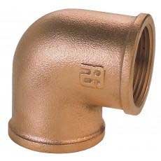 Bronzen bochten bi/bi 90° - 90 elbow f f - 03064-BRONS