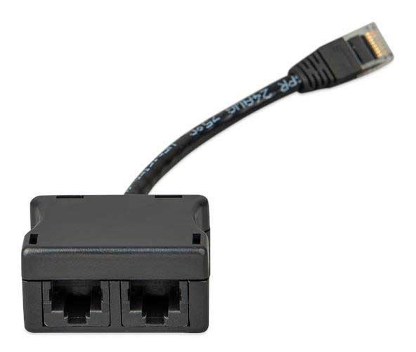 RJ45-splitter 1xRJ45 male/15cm cable/2x - Ass030065510 - VIASS030065510