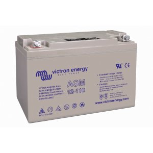 GEL Deep Cycle accu 12V/110Ah - Bat412101080 12v 110ah agm deep cycle battery left web - VIBAT412101104