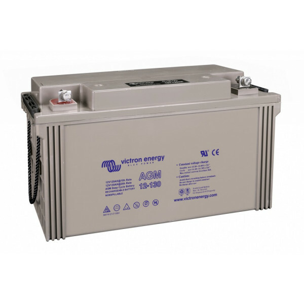 AGM Deep Cycle accu 12V/130Ah - Bat412121080 12v 130ah agm deep cycle battery left web 68 - VIBAT412121084