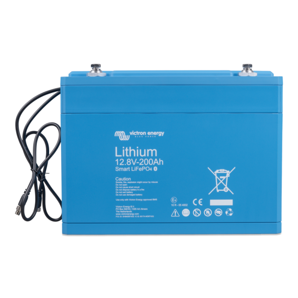 LiFePO4 accu - Smart - Bat512120610 lifepo4 battery 12 8v 200ah smart front  - VIBAT512120610