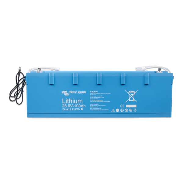 LiFePO4 accu - Smart - Bat524110610 lifepo4 battery 25 6v 100ah smart front  - VIBAT524110610