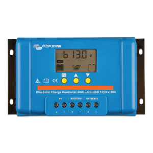 BlueSolar PWM 12/24V-20A - Bluesolar charge controller duo lcd usb 12 24v 20a top  - VISCC010020050