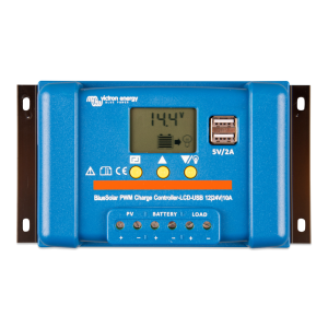 BlueSolar PWM 12/24V-10A - Bluesolar pwm charge controller lcd usb 12 24v 10a top  - VISCC010010050