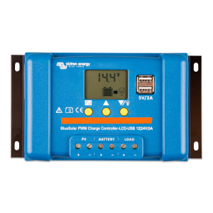 BlueSolar PWM 12/24V-5A - Bluesolar pwm charge controller lcd usb 12 24v 5a top  - VISCC010005050