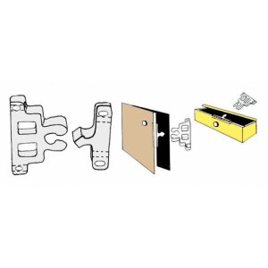 Nylon snap-in vergrendeling voor kastdeuren etc. - Cbnc1561 - EU38.107.41