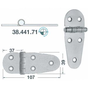 Scharnier met pin - Cbnc1622 - EU38.441.71