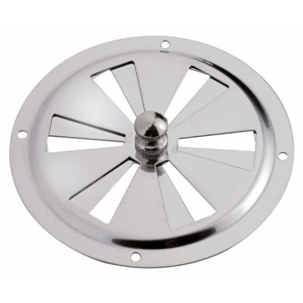 Ventilatierooster RVS rond afsluitbaar met hor - Cbnc1879 - AA13500-02