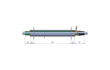 Schroefaskoker watergesmeerd model 3 - type "BNF Optiprop"