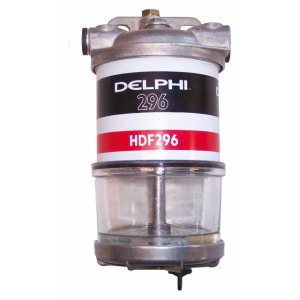 Delphi HDF296 brandstoffilter met glazen kom - Cbns0207 - TE303901