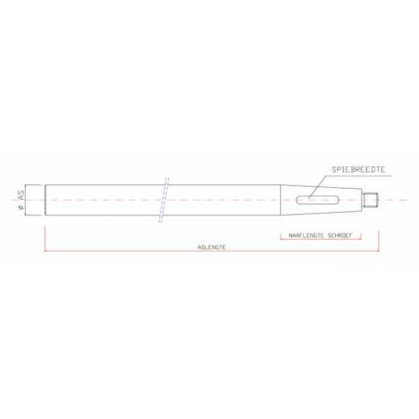 Schroefas - Cbns0501 - TM503000