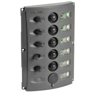 Schakelpaneel met dubbele LEDs - En 14 850 05 new2016 - EU14.850.05