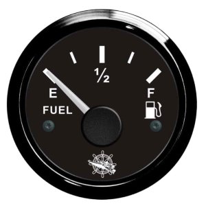 Osculati fuel level gauge 10/190 ohm black/black - En 27 320 01 - EU27.320.00