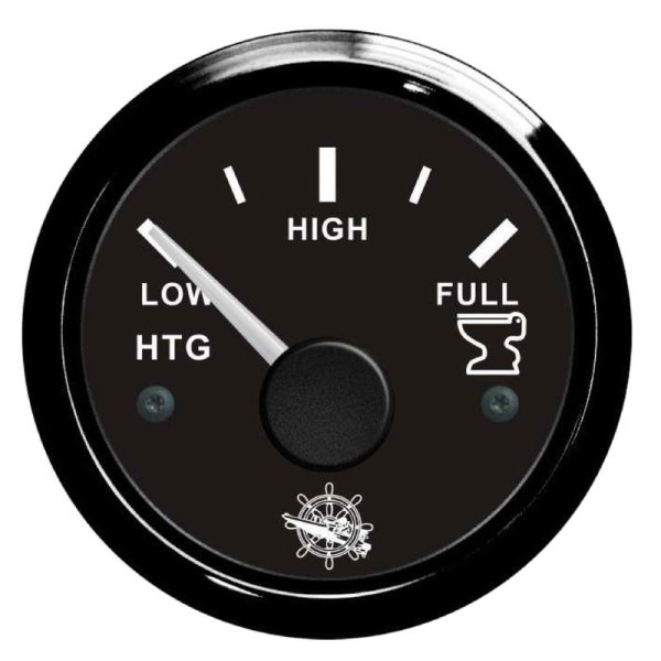 Osculati blackwater gauge 10/180 ohm black/black - En 27 320 05 - EU27.320.05