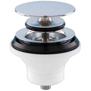 Afvoer wasbak recht met beweegbare plug - En 50 185 06 - EU50.185.06