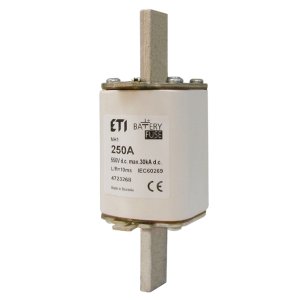 Meszekering NH1 gBat 100A/550V DC - Eti 416801654 - ETI-416801654