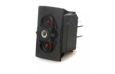 Carlingswitch 12V - rood