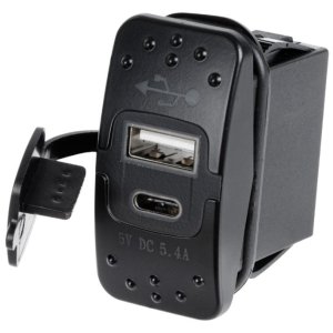 USB-A + USB-C plug voor Carling - Eu14 195 62 - EU14.195.62