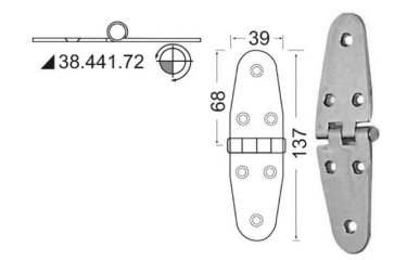 Scharnier type 9