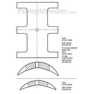 Jabsco 23341-0001 cam brass 120 full - Jabsco 23341 0000 - SC233410001