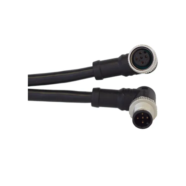 M12 CANOpen cable 90 to 90 deg 0.6m - Mg m12 canopen kabel haaks - MGM12006001