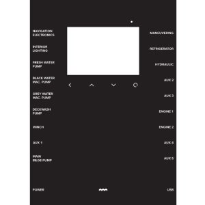 Nereide 2 bedieningspaneel - motorboot - Nereide 2 motor boat 1 - SIMNE2-210-001