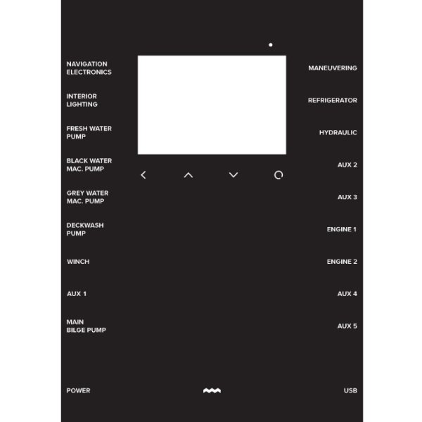 Nereide 2 bedieningspaneel - motorboot - Nereide 2 motor boat 1 - SIMNE2-210-001