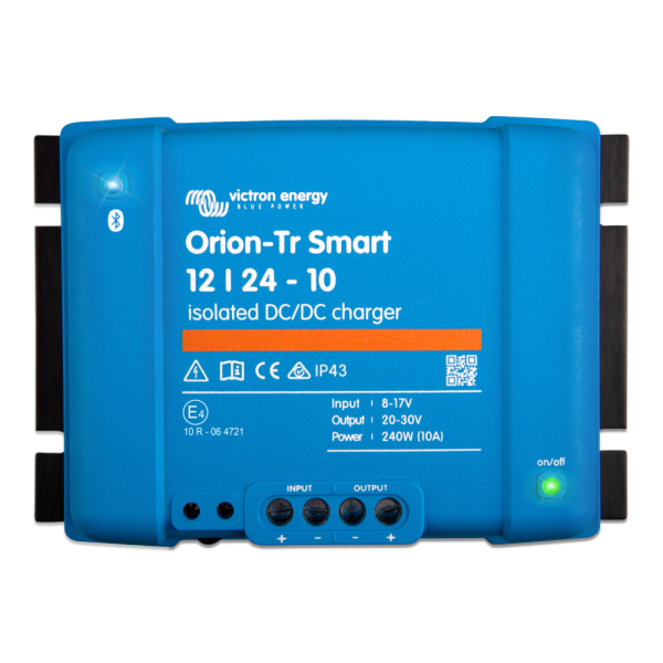 Orion-Tr Smart 12/24-10A Isolated DC-DC charger - Orion tr smart 12 24 10 top  - VIORI122424120