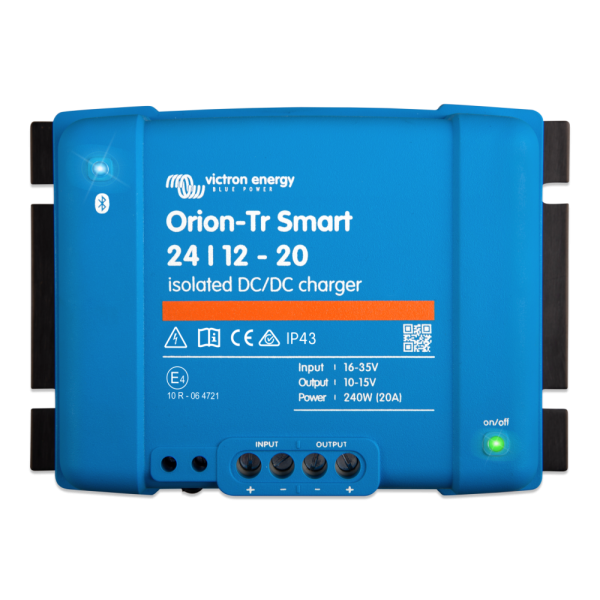 Orion-Tr Smart 24/12-20A Isolated DC-DC charger - Orion tr smart 24 12 20 top  - VIORI241224120