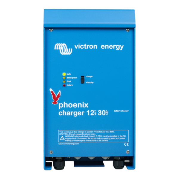 Phoenix Charger 12/30(2+1) 120-240V - Pch012030001 phoenix charger 12 30 2 1 120 240v front  - VIPCH012030001