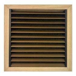 Uitstroomrooster - Return teak - MBC-RAG-2525-T