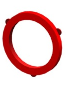 Aquavalve rode ring (dun) - Rode ring - TD90475