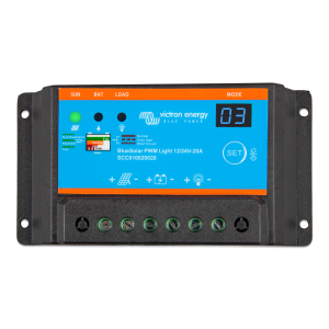 BlueSolar PWM-Light 12/24V-20A - Scc010020020 bluesolar pwm light charge controller 12 24v 20a top  - VISCC010020020