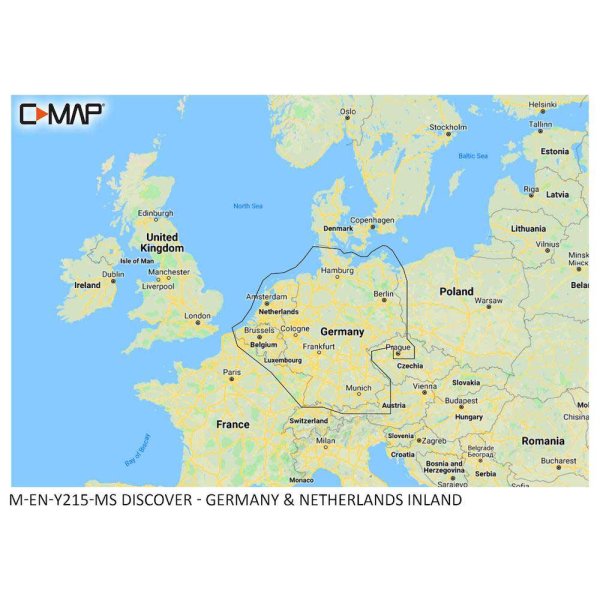 C-MAP DISCOVER - Germany & Netherland Inland - Srmeny215ms - SRMENY215MS