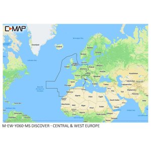 C-MAP DISCOVER - Central, West Europe Continental - Srmewy060ms - SRMEWY060MS