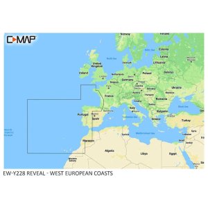 C-MAP REVEAL - West European Coasts - Srmewy228ms - SRMEWY228MS