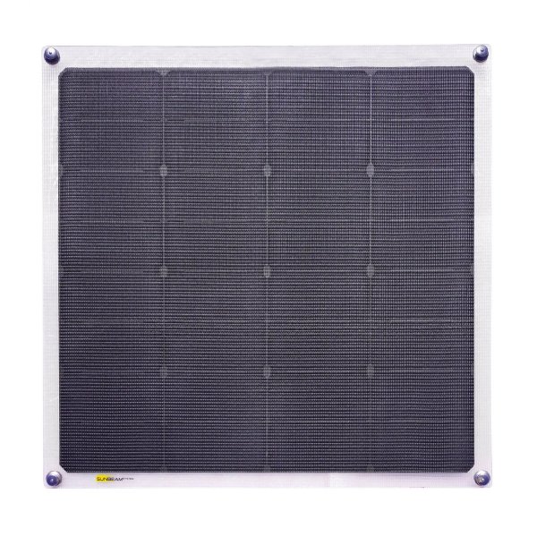 Tough 55W Carbon zonnepaneel - Sunbeamsystem sunbeam system canvas bimini solar panel tough carbon quick fiz 55w tc56x55qf - SB-TC56x55QF