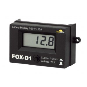 FOX-D1 digitaal display - Sunware fox d1 battery display top mounting version - AQFOXD1