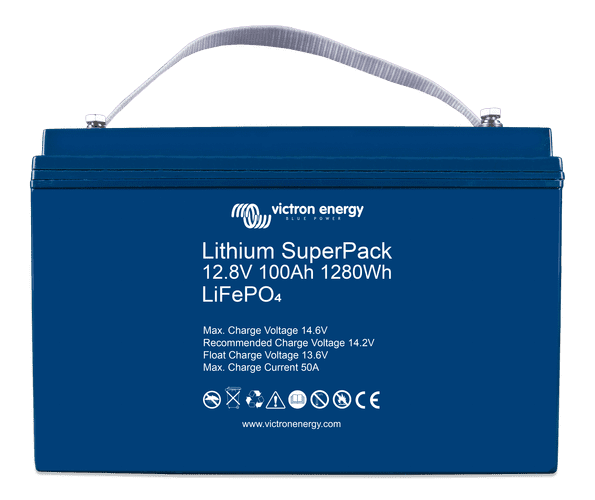 Lithium SuperPack 12,8V/100Ah - High current (M8) - Vibat512110710 - VIBAT512110710