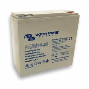 AGM Super Cycle accu met schroefdraad 12V/25Ah (M5) - Victron agm super cycle battery 12v 25ah 20h m5 bat412025081 large - VIBAT412025081